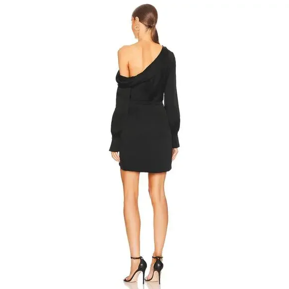 Jonathan Simkhai Cameron Mini Dress One Shoulder Sexy Party Cocktail Classy Sz 0